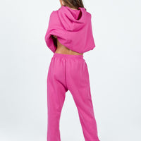 Arya Straight Leg Track Pants Pink