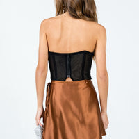 Skylar Mini Skirt Brown