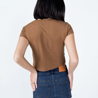 Daphnie Denim Mini Skirt Denim