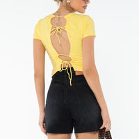 Impala Shorts Washed Black Denim