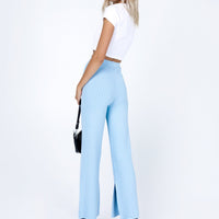 Allen Ribbed Pants Blue