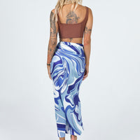Medika Midi Skirt Blue