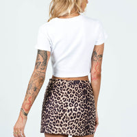 Siobhan Mini Skirt Beige