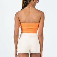 Rowen Basic Knit Shorts Beige