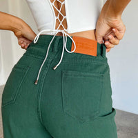 Kalinda Denim Jeans Green