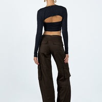 Motel Saul Trouser Dark Brown