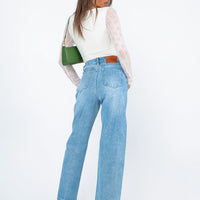 Feilding Wide Leg Denim Jeans