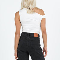 Xena Long Denim Shorts Black