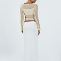 Berkshire Maxi Skirt White