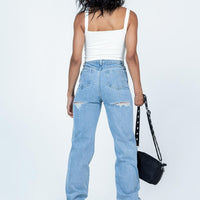 Marian Mid Rise Jeans Denim