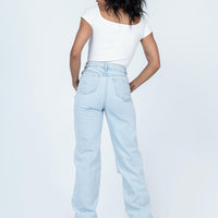 Bertie High Rise Wide Leg Jean