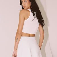 Buddy Mini Skirt White