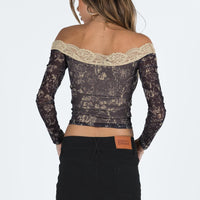 Faya Low Rise Denim Mini Skirt Black