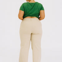 Carter Pants Beige Curve