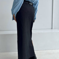 Datura Cargo Midi Skirt Black