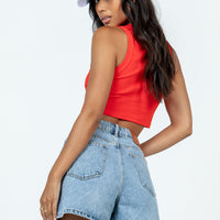 Oxford Tailored Denim Shorts
