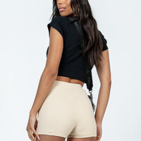 Bailey Bike Short Beige