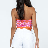 Laurena Denim Shorts White