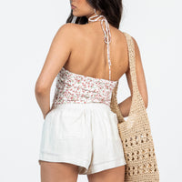 Beach House Shorts Off White Petite