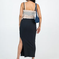 Abigail Midi Skirt Black Petite