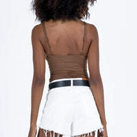 Andry Shorts White Denim