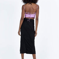 Erika Midi Skirt Black