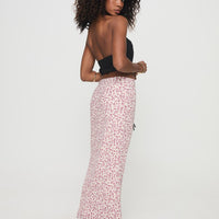 Mariposa Maxi Skirt Beige Floral