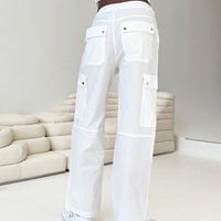 Toscan Cargo Pants White