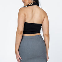 Lillian Mini Skirt Grey