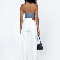 Shanelle Straight Leg Jean White