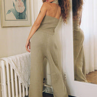 Endman Knit Pants Beige