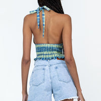 Geneva Light Wash Denim Shorts