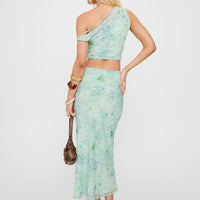 Devereaux One Shoulder Set Green