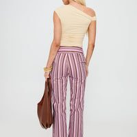 Leocadie Pants Pink Stripe