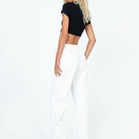 Darlington Parachute Pants White