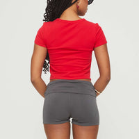 Take Me Out Shorts Slate