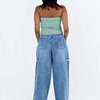 Teags Jeans Mid Wash Denim