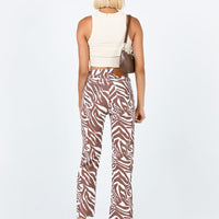 Wyoming Straight Leg Denim Jeans Zebra