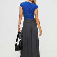 Boss Girl Maxi Skirt Slate
