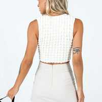 Kariss Mini Skirt Beige