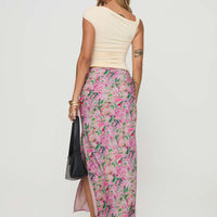 Rinaldie Maxi Skirt Pink Multi