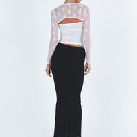 Oscar Maxi Skirt Black Tall