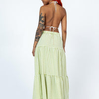 Rebeccah Maxi Skirt Green