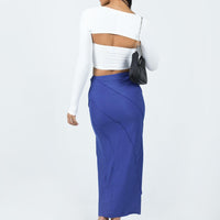 Erika Midi Skirt Blue