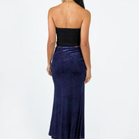 Braxton Maxi Skirt Blue