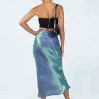 Tobin Maxi Skirt Mermaid Blue