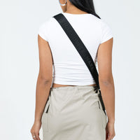 Renwick Chute Mini Skirt Grey