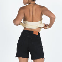 Maggie Denim Shorts Black