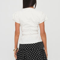 Vanish Mini Skort Black Polka