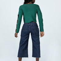Andalusia Wide Leg Denim Jeans